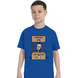 Secret_Shirts T-Shirts, Youth / XS / Royal Blue Sarcasm Stand