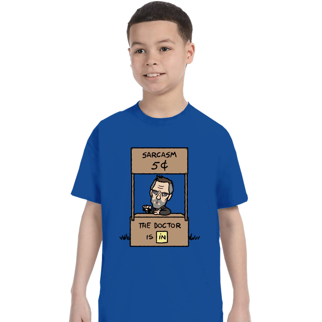 Secret_Shirts T-Shirts, Youth / XS / Royal Blue Sarcasm Stand