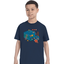 Load image into Gallery viewer, Daily_Deal_Shirts T-Shirts, Youth / XS / Navy Gamecube Remix
