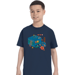 Daily_Deal_Shirts T-Shirts, Youth / XS / Navy Gamecube Remix