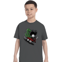 Load image into Gallery viewer, Secret_Shirts T-Shirts, Youth / XS / Charcoal Edward And Dino
