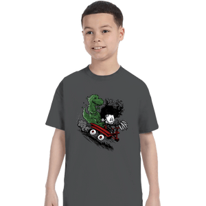 Secret_Shirts T-Shirts, Youth / XS / Charcoal Edward And Dino