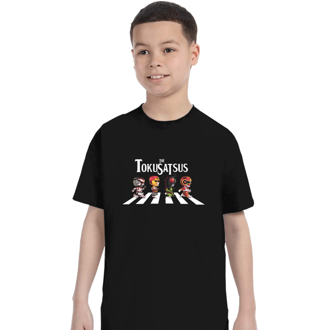 Secret_Shirts T-Shirts, Youth / XS / Black The Tokusatsus