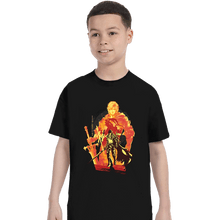 Load image into Gallery viewer, Daily_Deal_Shirts T-Shirts, Youth / XS / Black Flames Of Fates
