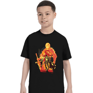 Daily_Deal_Shirts T-Shirts, Youth / XS / Black Flames Of Fates