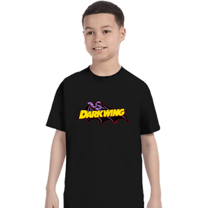 Daily_Deal_Shirts T-Shirts, Youth / XS / Black Darkwing Bat