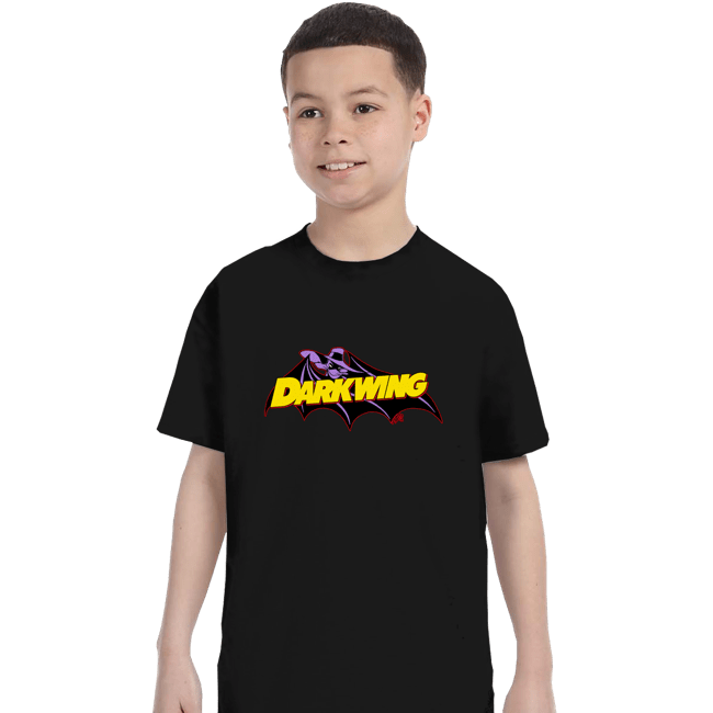 Daily_Deal_Shirts T-Shirts, Youth / XS / Black Darkwing Bat