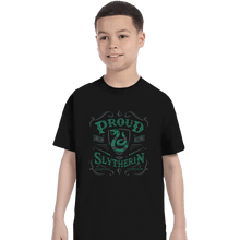 Load image into Gallery viewer, Shirts T-Shirts, Youth / XL / Black Proud to be a Slytherin
