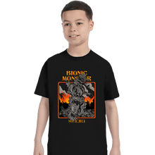 Load image into Gallery viewer, Secret_Shirts T-Shirts, Youth / XS / Black Bionic Monster

