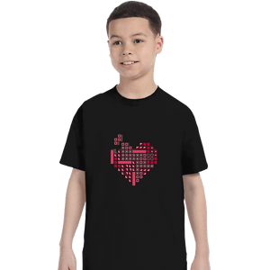 Daily_Deal_Shirts T-Shirts, Youth / XS / Black Retro Love