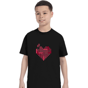 Daily_Deal_Shirts T-Shirts, Youth / XS / Black Retro Love