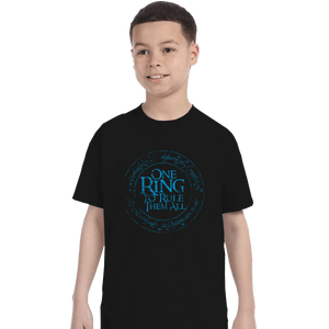 Shirts T-Shirts, Youth / XL / Black The One Ring