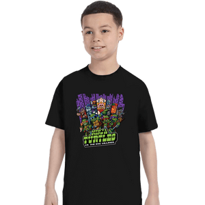 Daily_Deal_Shirts T-Shirts, Youth / XS / Black TMNT Vs The NYC Villains