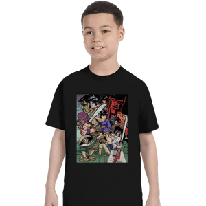 Shirts T-Shirts, Youth / XL / Black Ninja Scroll