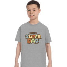 Load image into Gallery viewer, Daily_Deal_Shirts T-Shirts, Youth / XS / Sports Grey Super Dad
