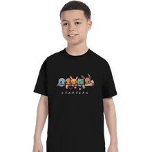 Load image into Gallery viewer, Shirts T-Shirts, Youth / XS / Black Starter Friends
