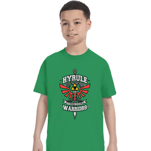 Shirts T-Shirts, Youth / XS / Irish Green Hyrule Warriors