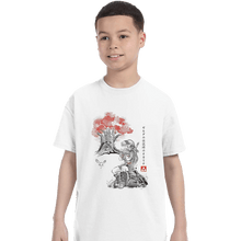 Load image into Gallery viewer, Shirts T-Shirts, Youth / XL / White The Great Deku Sumi-e
