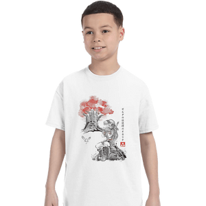Shirts T-Shirts, Youth / XL / White The Great Deku Sumi-e