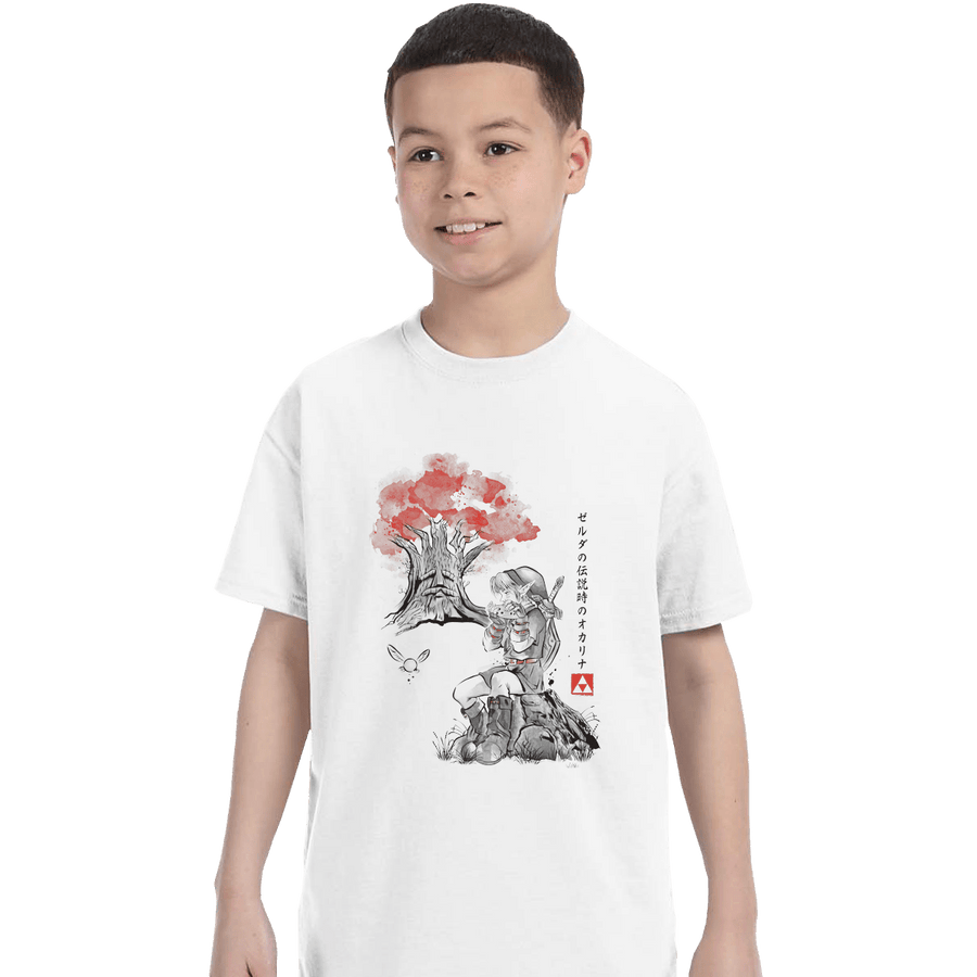 Shirts T-Shirts, Youth / XL / White The Great Deku Sumi-e