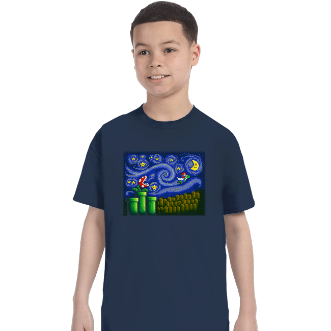 Daily_Deal_Shirts T-Shirts, Youth / XS / Navy Starry Flight