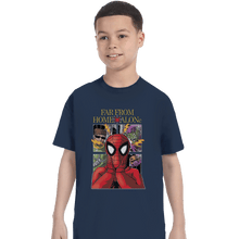 Load image into Gallery viewer, Shirts T-Shirts, Youth / XL / Navy Far From Home Alone

