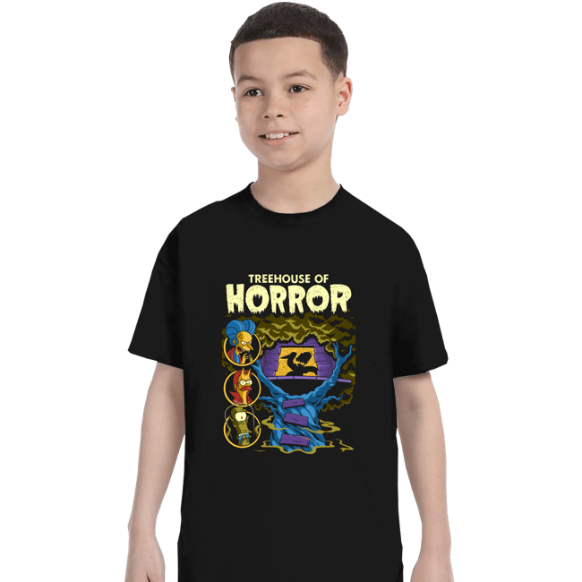 Daily_Deal_Shirts T-Shirts, Youth / XS / Black Treehouse Comics