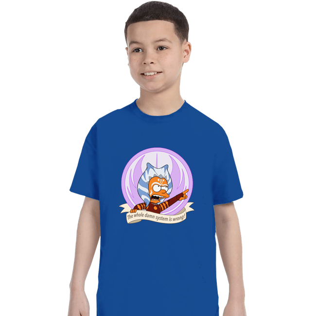 Daily_Deal_Shirts T-Shirts, Youth / XS / Royal Blue Angry Padawan
