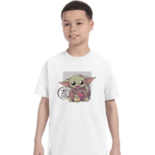 Load image into Gallery viewer, Secret_Shirts T-Shirts, Youth / XS / White Maneki Grogu
