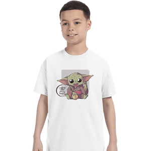 Secret_Shirts T-Shirts, Youth / XS / White Maneki Grogu