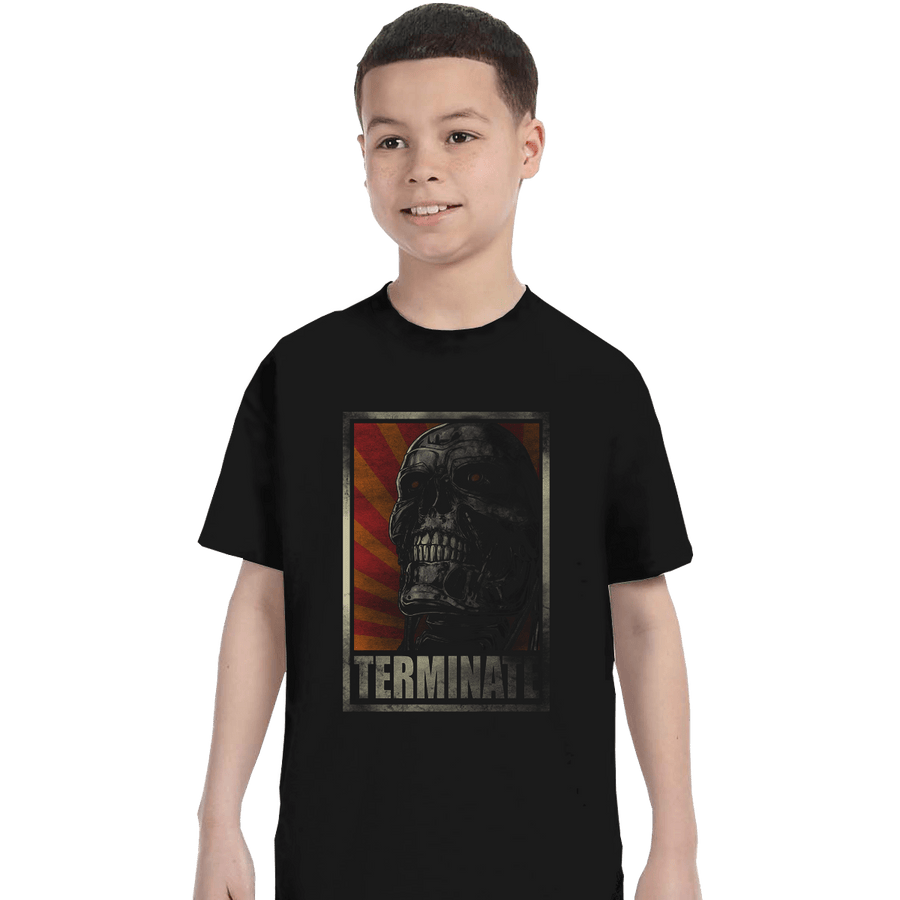 Shirts T-Shirts, Youth / XL / Black Terminate