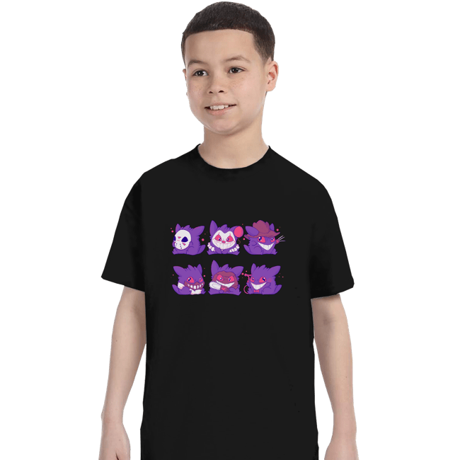 Secret_Shirts T-Shirts, Youth / XS / Black Horror Gengars