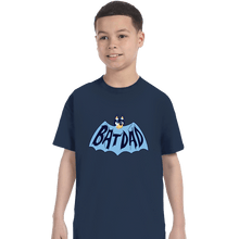 Load image into Gallery viewer, Daily_Deal_Shirts T-Shirts, Youth / XS / Navy Batdad
