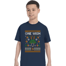 Load image into Gallery viewer, Shirts T-Shirts, Youth / XS / Navy A Very Shenron Christmas

