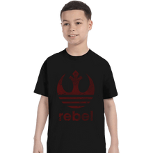 Load image into Gallery viewer, Shirts T-Shirts, Youth / XS / Black The Rebel Classic
