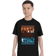 Load image into Gallery viewer, Shirts T-Shirts, Youth / XS / Black Stranger Ugly Sweater
