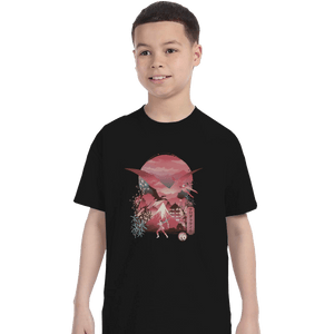 Shirts T-Shirts, Youth / Small / Black Pink Ranger Ukiyoe