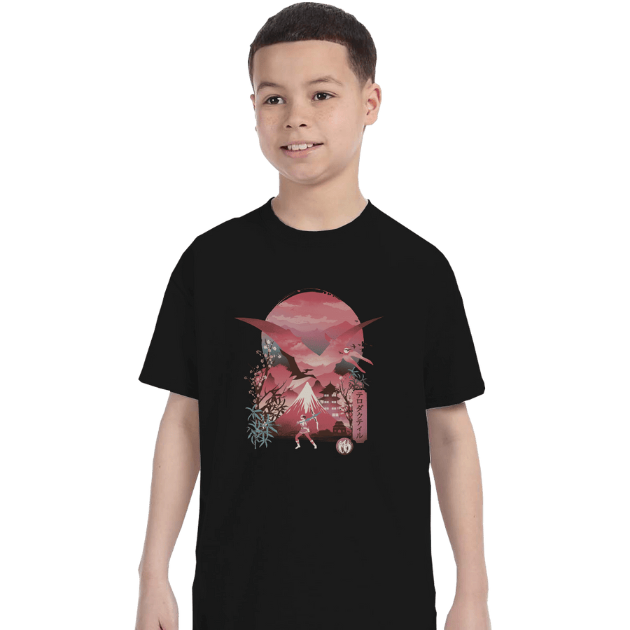 Shirts T-Shirts, Youth / Small / Black Pink Ranger Ukiyoe