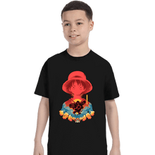 Load image into Gallery viewer, Shirts T-Shirts, Youth / XS / Black Luffy Shadow
