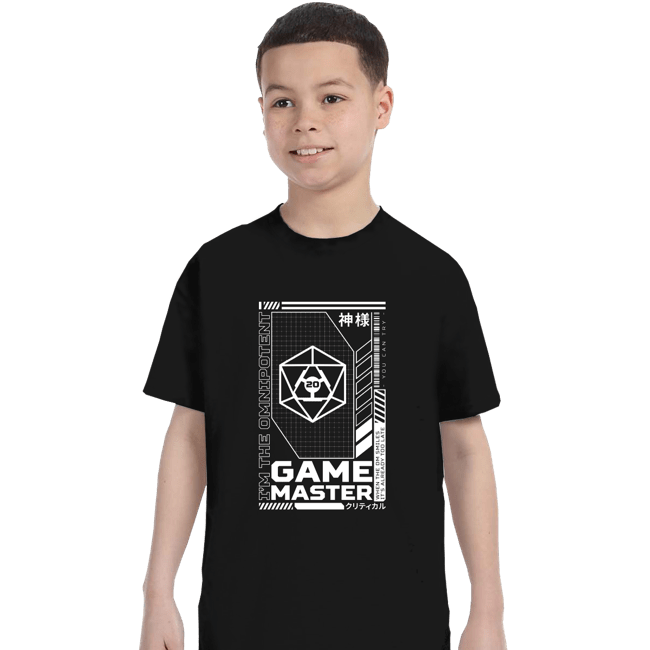 Shirts T-Shirts, Youth / XS / Black Cyberpunk DM