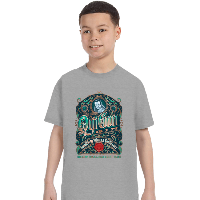 Daily_Deal_Shirts T-Shirts, Youth / XS / Sports Grey Qui Gon Gin