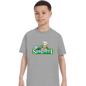 Secret_Shirts T-Shirts, Youth / XS / Sports Grey Mom's Spaghetti