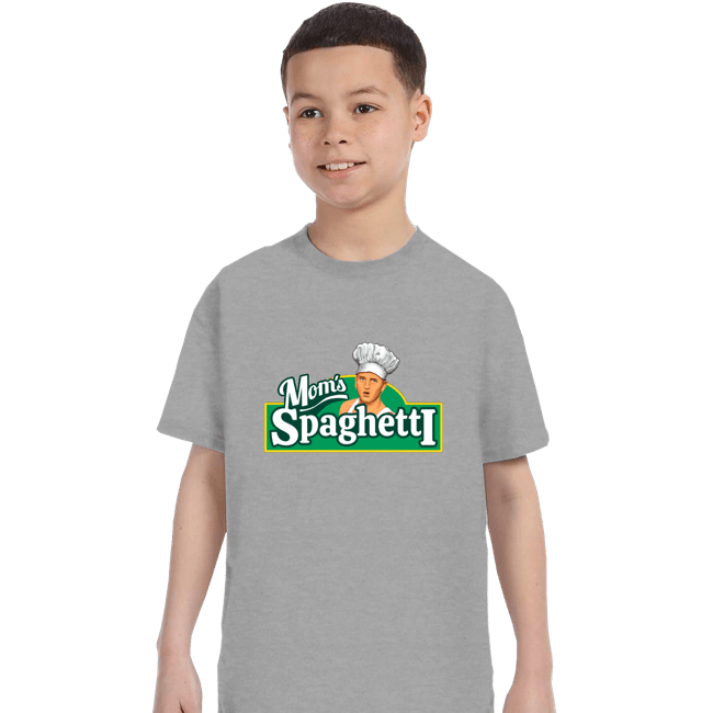 Secret_Shirts T-Shirts, Youth / XS / Sports Grey Mom's Spaghetti