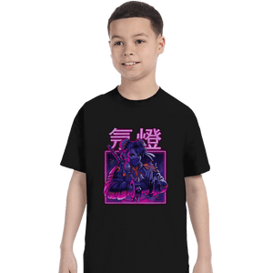 Shirts T-Shirts, Youth / XS / Black Neon Spring