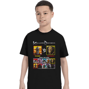 Daily_Deal_Shirts T-Shirts, Youth / XS / Black Killer Droids
