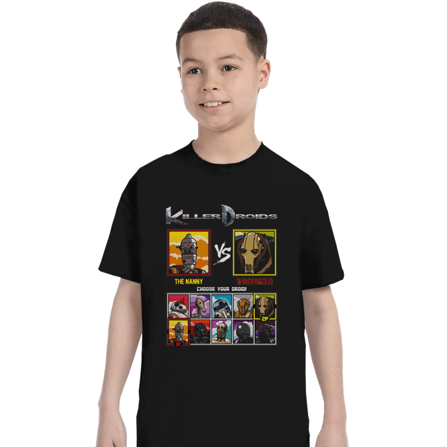 Daily_Deal_Shirts T-Shirts, Youth / XS / Black Killer Droids