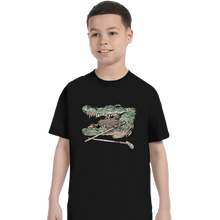 Load image into Gallery viewer, Secret_Shirts T-Shirts, Youth / XS / Black The Hand Gator
