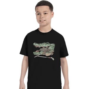Secret_Shirts T-Shirts, Youth / XS / Black The Hand Gator
