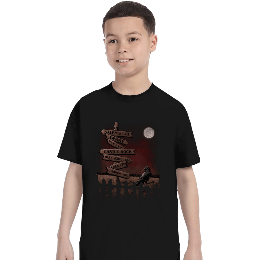 Shirts T-Shirts, Youth / XL / Black Horror Crossroads