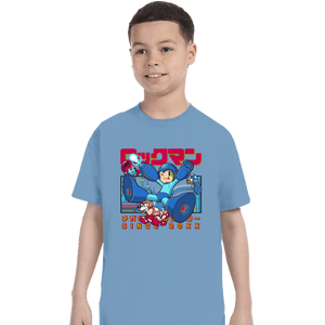 Daily_Deal_Shirts T-Shirts, Youth / XS / Powder Blue Mega Nostalgia